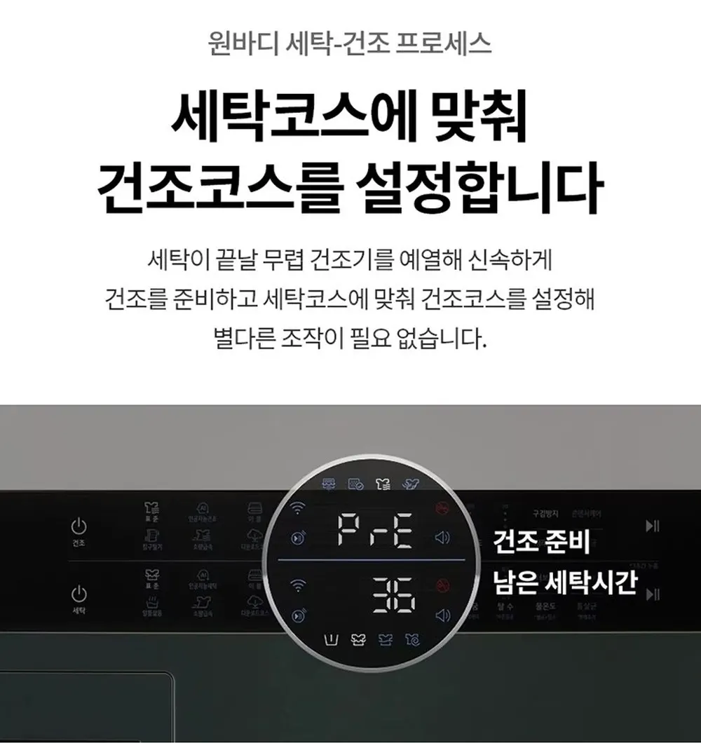 LG전자 트롬 오브제컬렉션 워시타워 세탁24kg 건조20kg 그린 베이지 상세 17