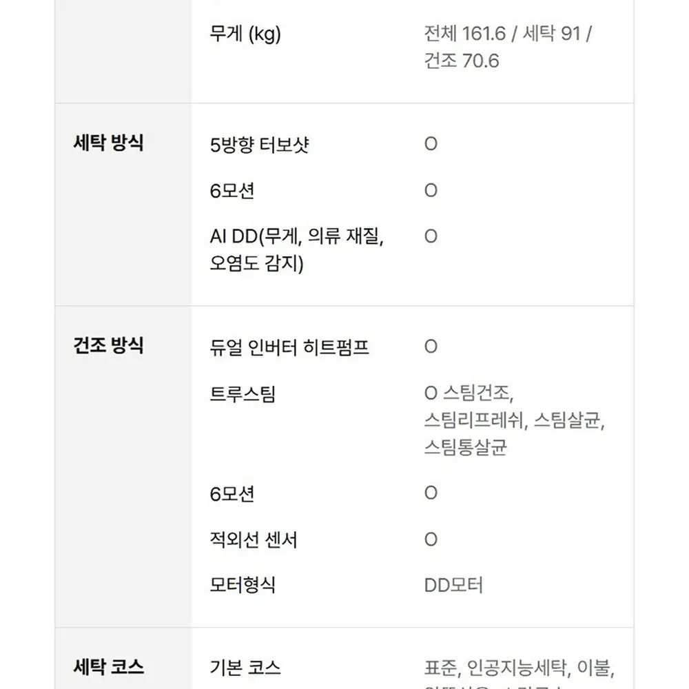 LG전자 트롬 오브제컬렉션 워시타워 세탁24kg 건조20kg 그린 베이지 상세 35