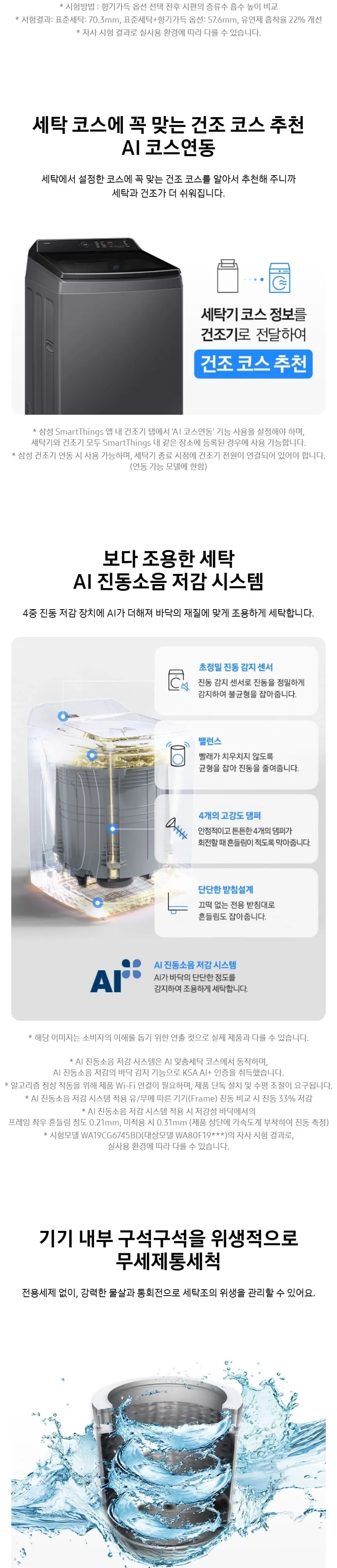 삼성 AI 통버블 세탁기 19kg 딥차콜 상세 4