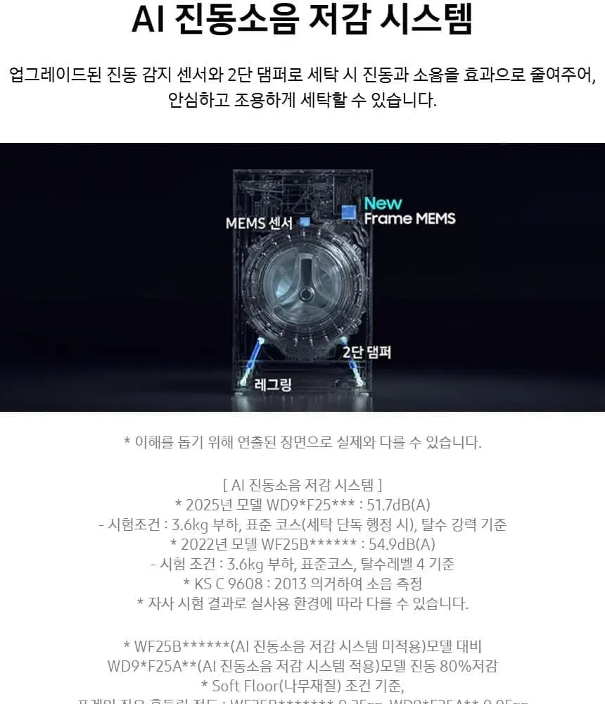삼성 비스포크 AI 콤보 세탁건조기 다크스틸 상세 25
