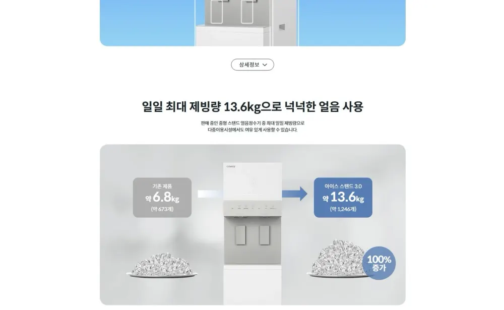 코웨이 아이스 스탠드 3.0 상세 3